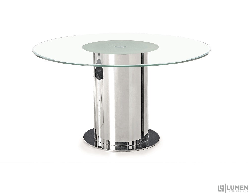 Chrome And Glass Round Coffee Table