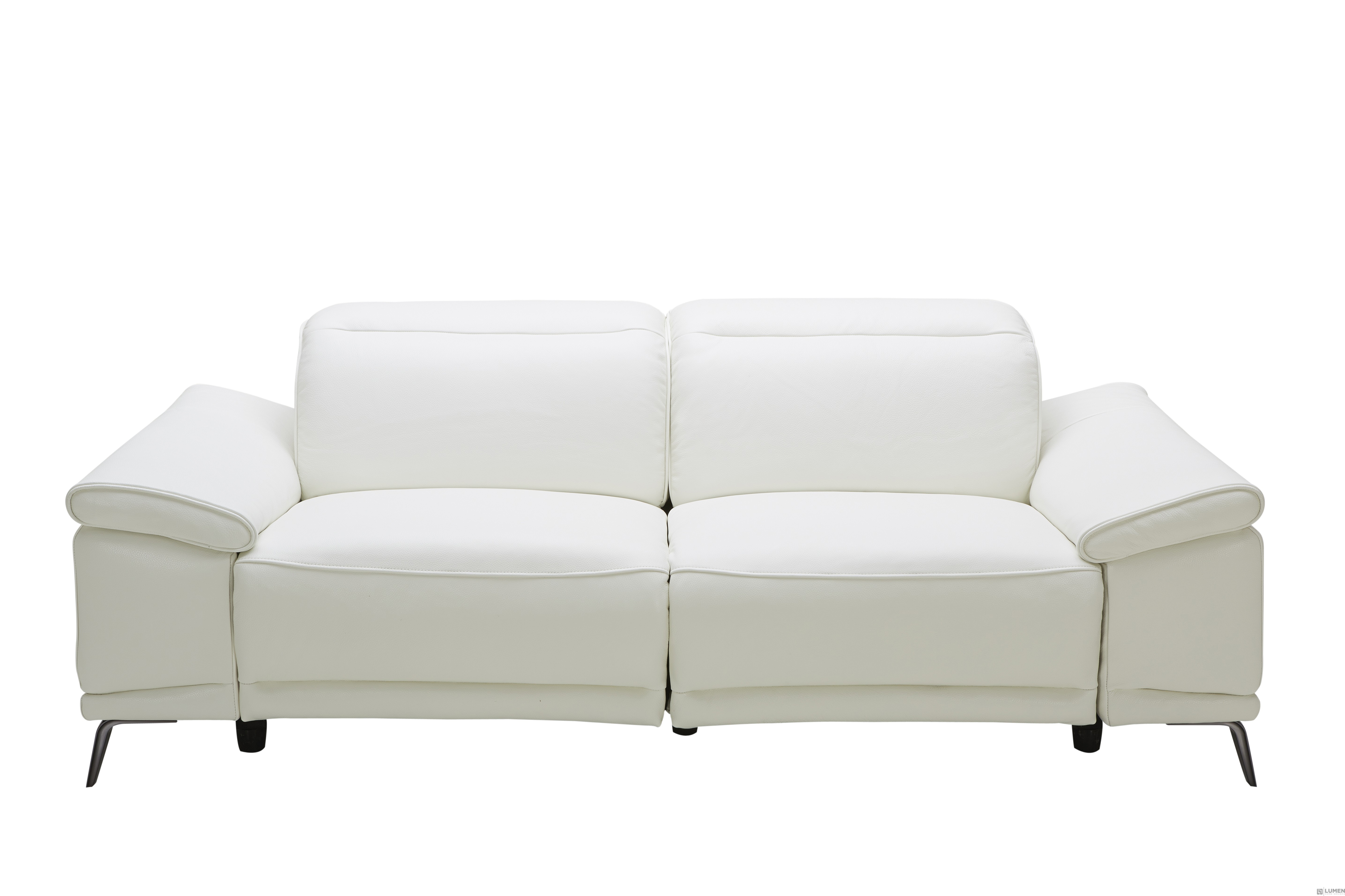 white leather sofa and kids