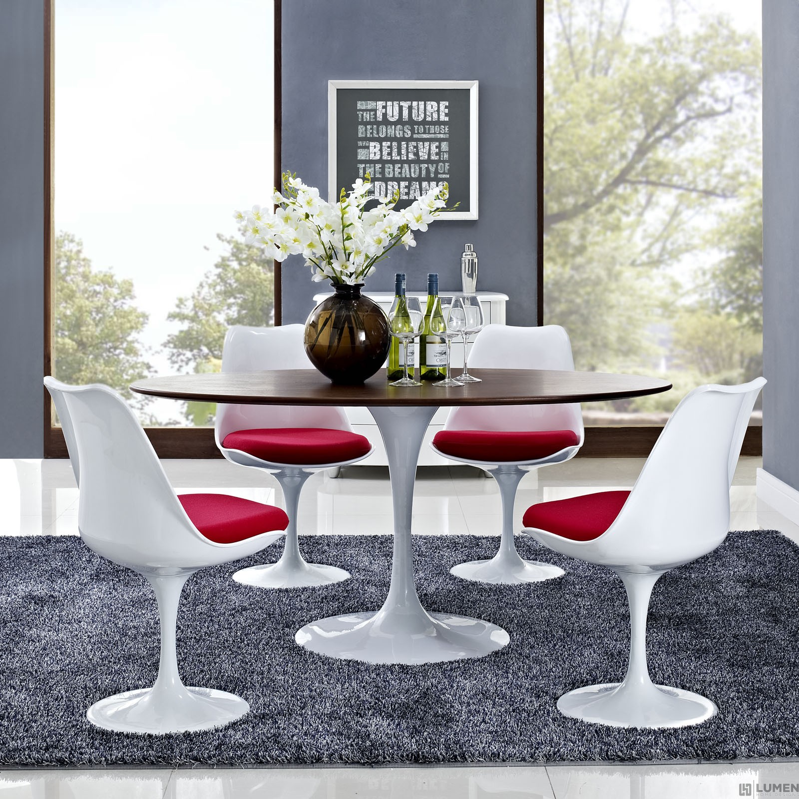 LHD-1138-WAL-Dining-Table
