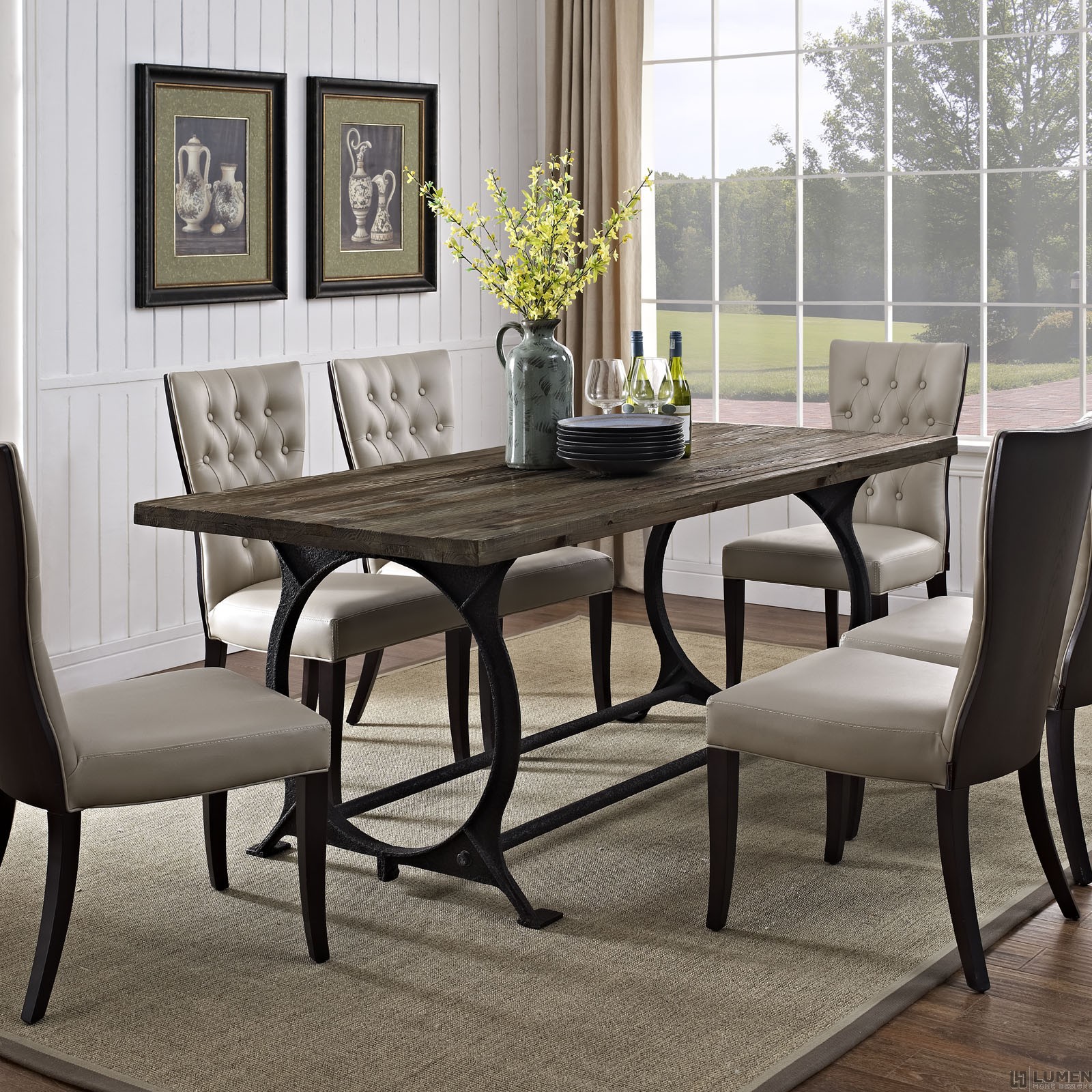 LHD-1205-BRN-Dining-Table