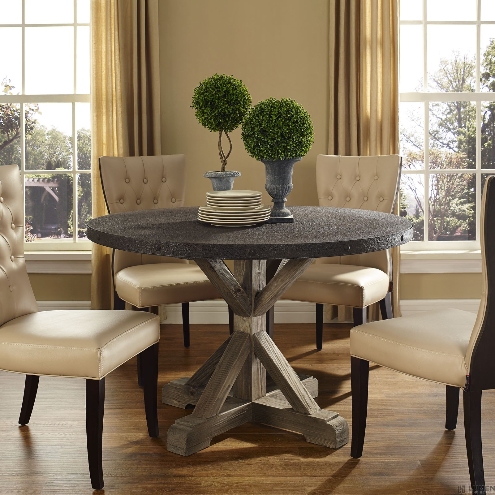 LHD-1207-BRN-Dining-Table