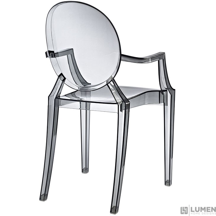 Casper Dining Armchair In Smoke