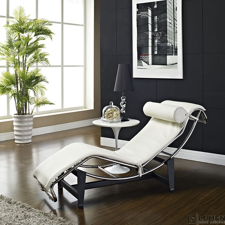 Featured image of post White Leather Chaise Lounge / Much more than a mere leather sofa, chaises are beautifully crafted and are a timeless ode to chilling.