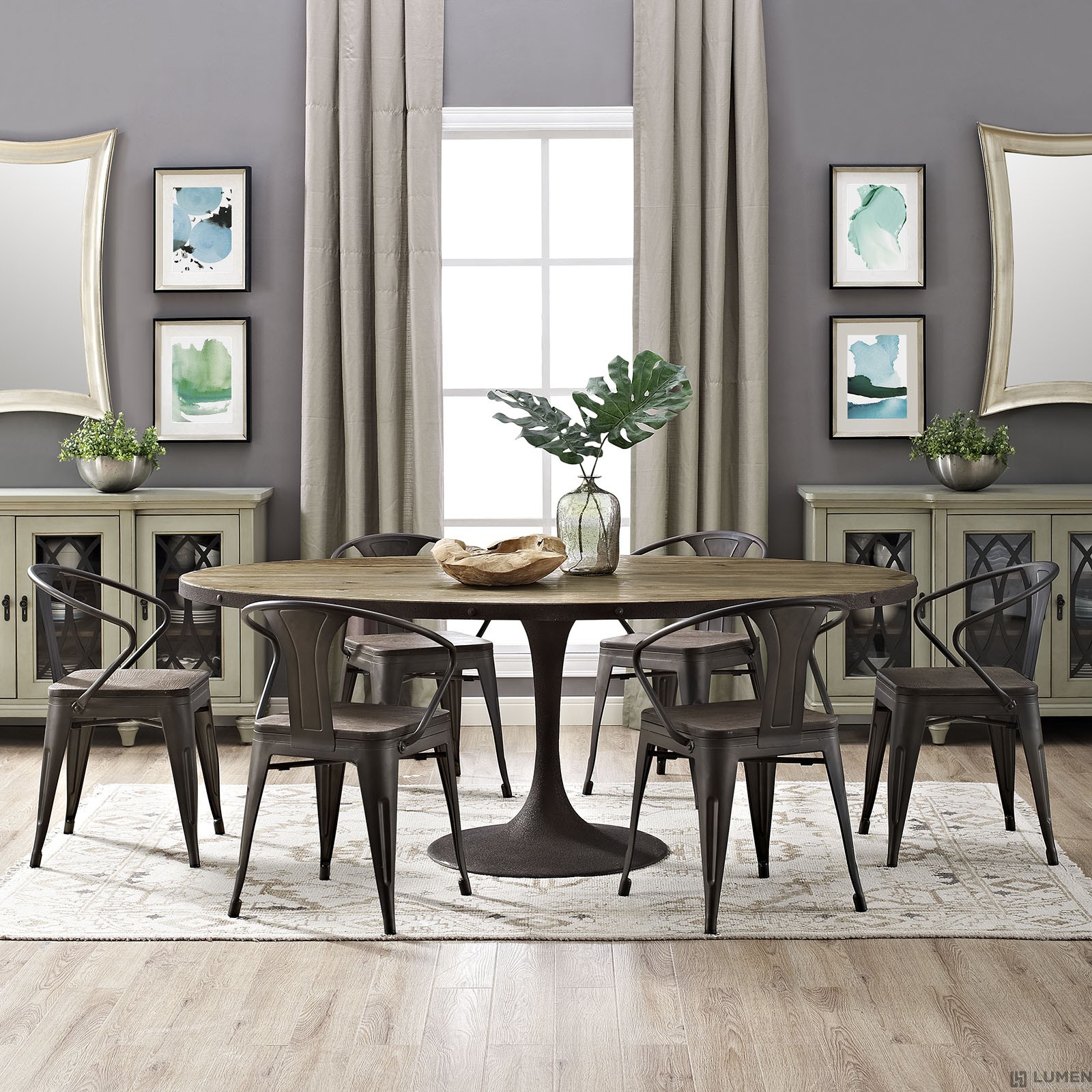 LHD-2010-BRN-Dining-Table
