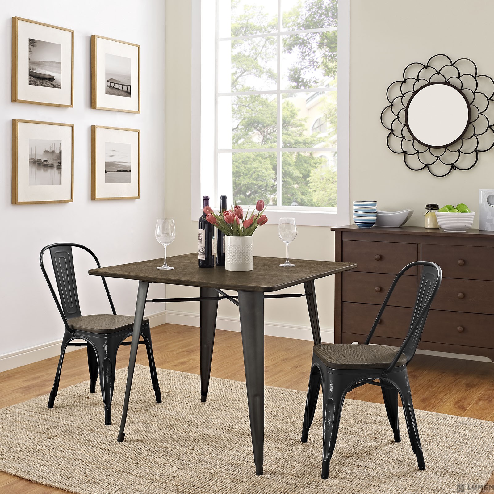 LHD-2036-BRN-Dining-Table