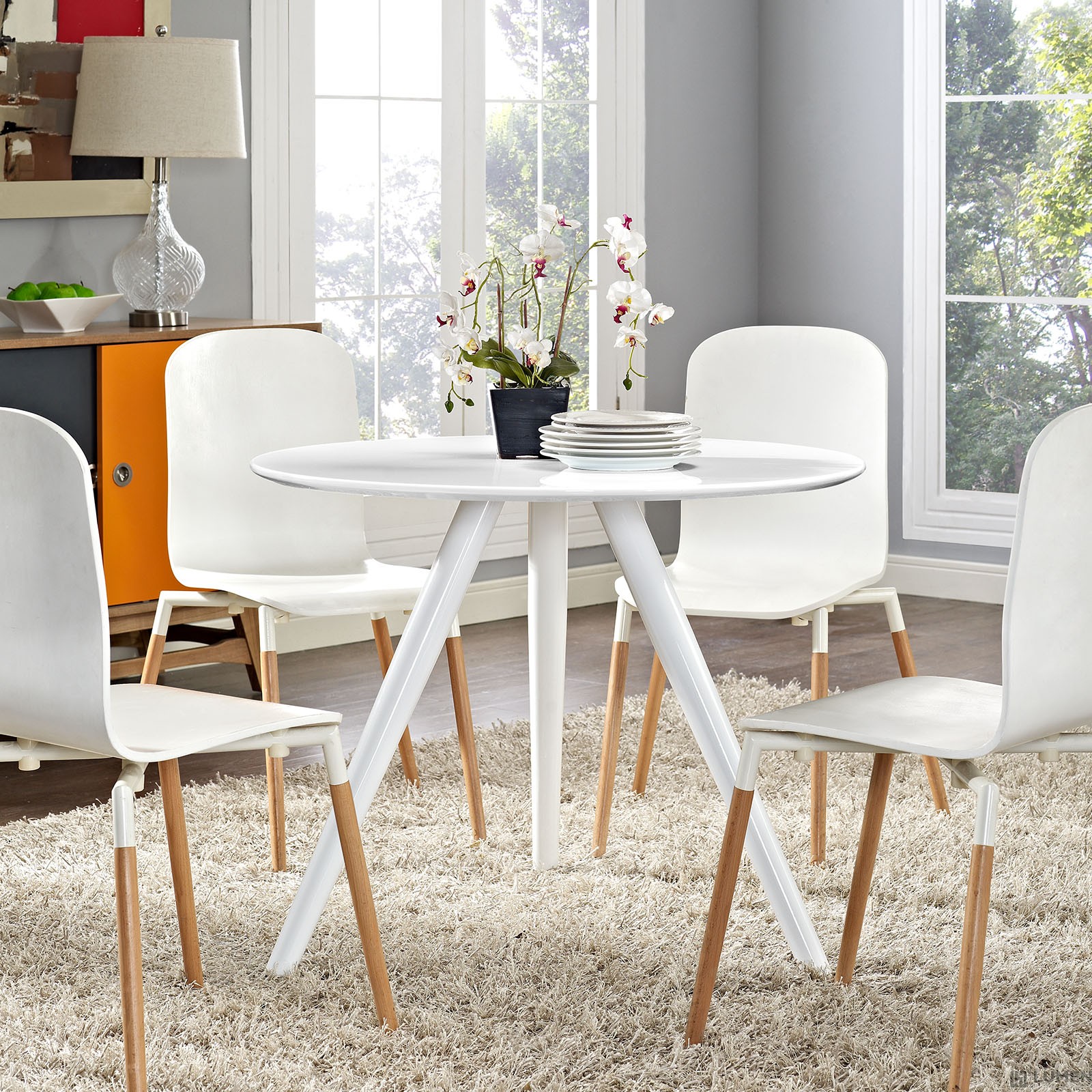 LHD-2521-WHI-Dining-Table