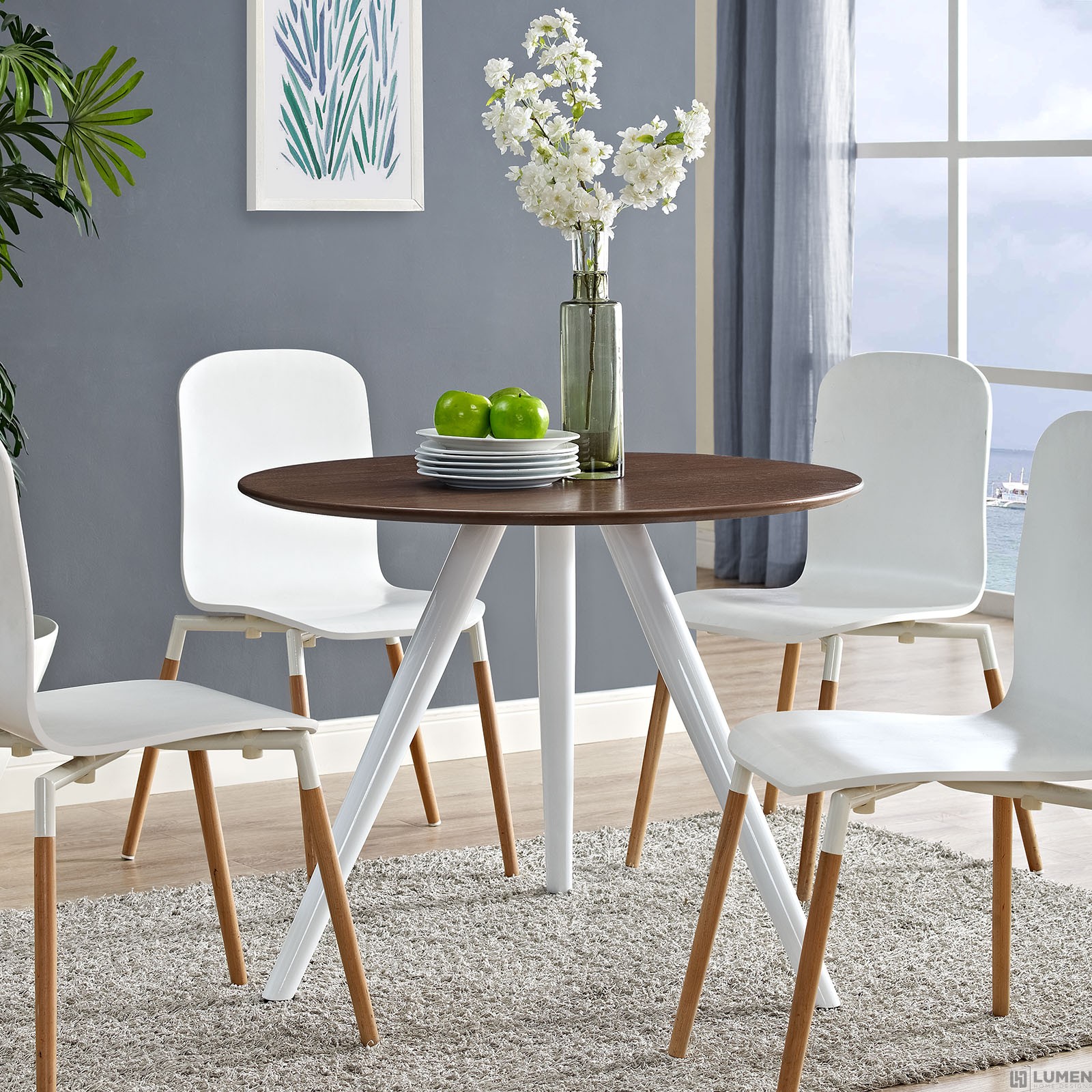 LHD-2523-WAL-Dining-Table