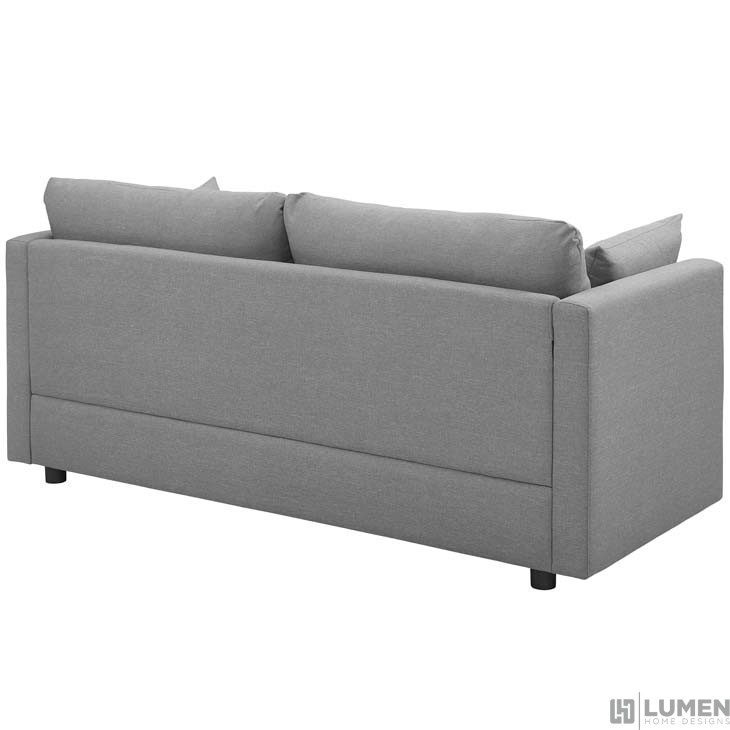 ACTIVATE UPHOLSTERED FABRIC SOFA IN LIGHT GRAY
