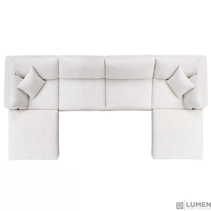 down blend sectional sofa