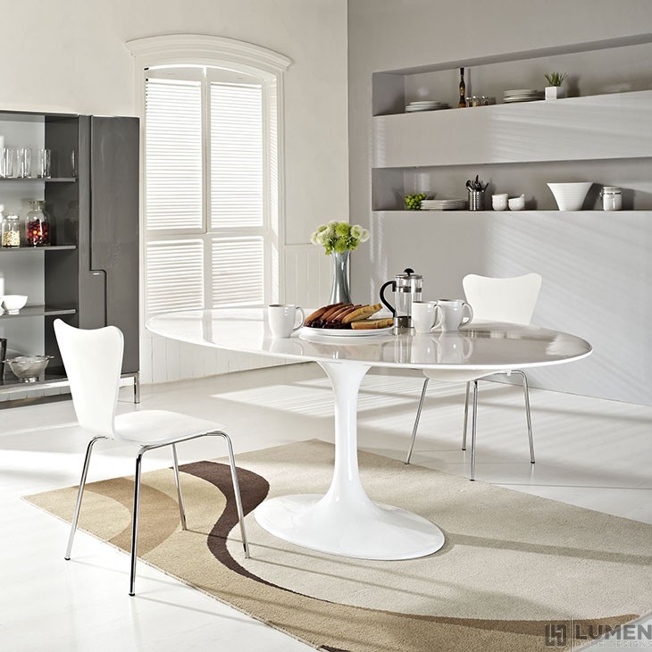 Lippa 78 oval dining table discount