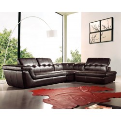 Retro Modern Fully Tufted Right Hand Facing Sectional