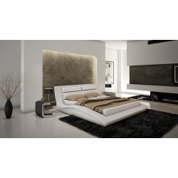 Gowanus White Queen Bed