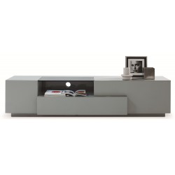 Grey Lacquer Modular TV Stand