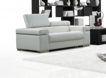 Adjustable Premium Leather Loveseat