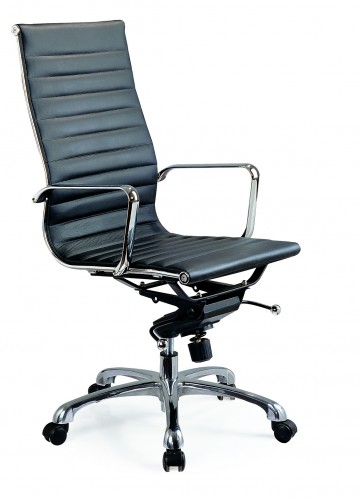 XL Leather Chair With Armrest