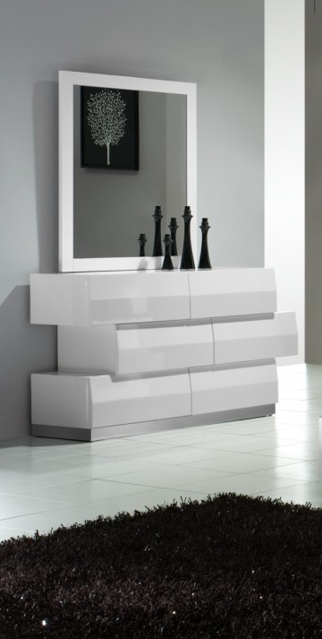 High Line White Dresser