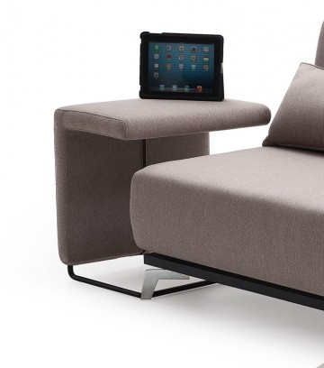 Sleek Neutral End Table