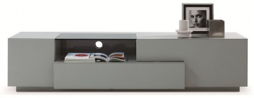 Grey Lacquer Modular TV Stand