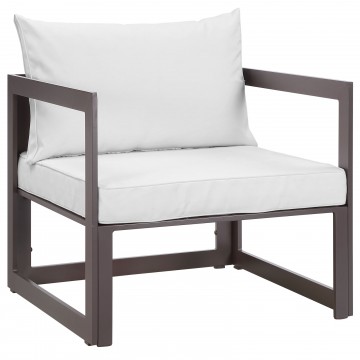 LHD-1517-BRN-WHI-Armchair