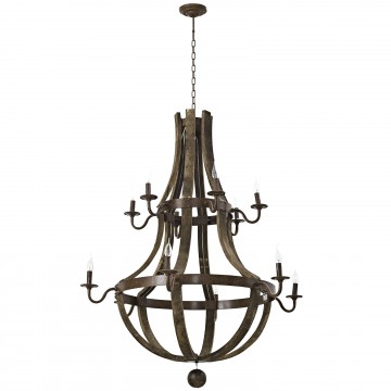 LHD-2109-BRN-Ceiling Lamp