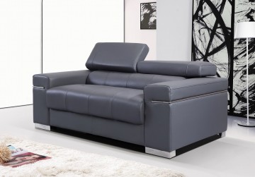 Adjustable Premium Leather Loveseat