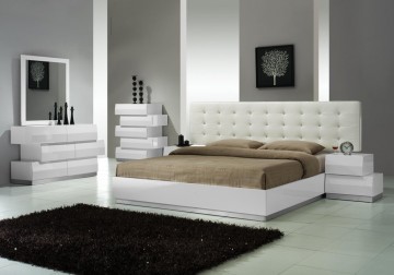 High Line White Bedroom Set