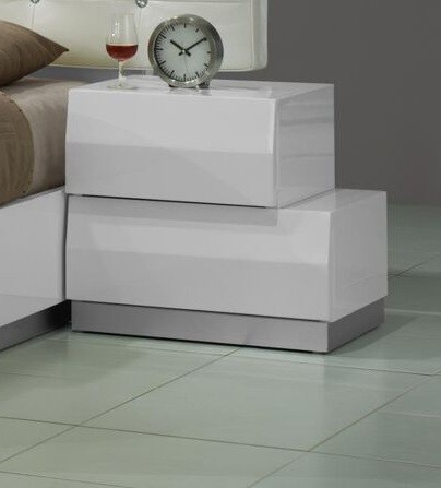 High Line White Right Nightstand