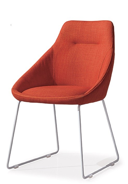 Retro Modern Fabric Dining Chair