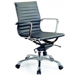Low Back Leather Chair