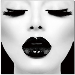 Black Dahlia B&W Wall Print