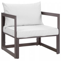 LHD-1517-BRN-WHI-Armchair